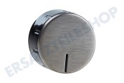 Bosch 613272, 00613272 Herd Button Gasknopf, Edelstahl/Schwarz geeignet für u.a. PCD655D, PCK755D