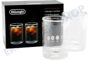 DeLonghi AS00004171 Kaffeemaschine DLSC324 Doppelwandige Gläser geeignet für u.a. 220 ml