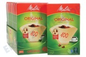 Melitta Kaffeemaschine 6627300 Melitta Kaffeefilter Nr. 100, 40 Stück geeignet für u.a. Aromaboy
