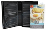 Tefal  XA800112 Sandwich-Platte Snack Collection geeignet für u.a. SW852, SW853, SW854, SW857