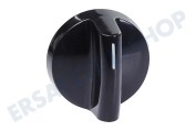Alternative 8339850 Kochplatte Knopf Bedienknopf, schwarz geeignet für u.a. KM520, KM523, KM361
