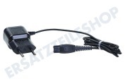 Philips 422203621751 Rasierapparat Adapter Ladekabel geeignet für u.a. QP2530, QP2531, S1300, S1310, S1520