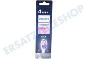 Philips  HX6054/10 S2 Sensitive, 4 Bürstenköpfe geeignet für u.a. Sonicare