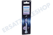 Philips HX6052/87  Zahnbürsten-Set S2 Sensitive Bürstenköpfe, 2 Stück, weiß geeignet für u.a. Sonicare