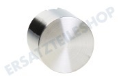 Whirlpool 480121103213 Ofen-Mikrowelle Knopf Drehknopf, Silber geeignet für u.a. BLPMS8100, BLVE8110