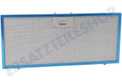 Pelgrim 257880 Wrasenabzug Filter Aluminium, 168 x 382 mm geeignet für u.a. MSL925ERVS/P01, EN4359RVS/E05
