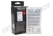 Krups F054001B Kaffeemaschine Entkalker Entkalkungspulver + PH Streifen geeignet für u.a. Espresso