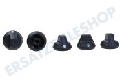Dometic 407144248 Herdmulde Knopf Gasknopf, schwarz 5 Stk geeignet für u.a. PICE99, CE99VF, CE99VFRC
