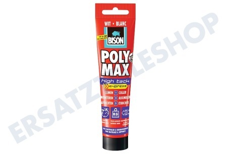 Bison  Poly Max High Tack Express Weiß Tupe 165 Gramm