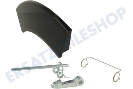Alternative Waschmaschine Türgriff Set komplett, schwarz