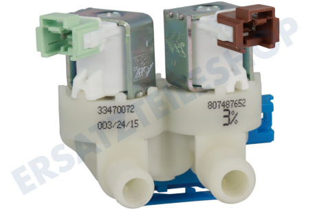 AEG Waschmaschine Einlassventil doppelt, gerade