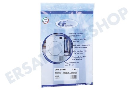 Miele Trockner Filter Filter für Einfüllöffnung