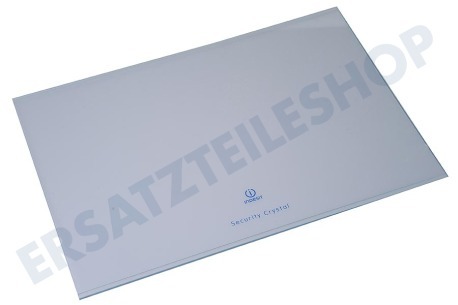 Ariston-Blue Air Kühlschrank 143042, C00143042 Glasplatte 472x328x4 mm