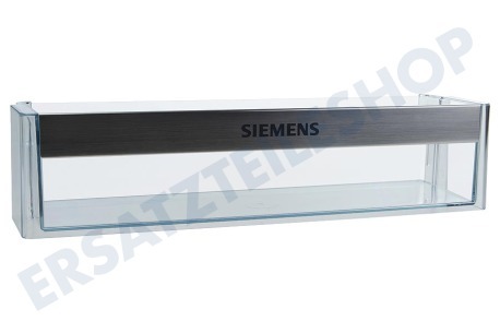 Siemens Kühlschrank 705186, 00705186 Flaschenfach transparent, Rand Chrom