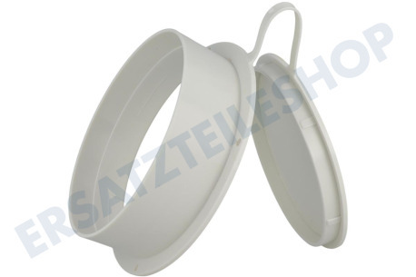 DeLonghi  Anschluss Wandflansch mit Klappe