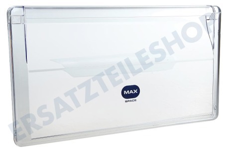 Bauknecht Kühlschrank Blende Vordere Abdeckung der Schublade, transparent