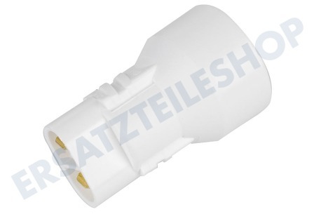 Tegran Kühlschrank Lampenfassung Weiß mit 2 Kontakten