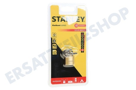 Stanley  S742-028 Stanley Vorhängeschloss Solid Brass 20mm