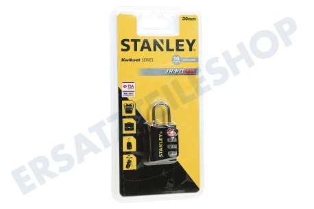 Stanley  S742-054 Stanley Vorhängeschloss 3-stellig, Security Indicator