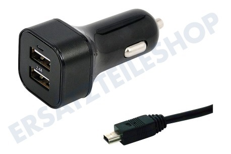 Garmin  Autoladegerät Mini-USB Output 5V / 2,4A, 100 cm