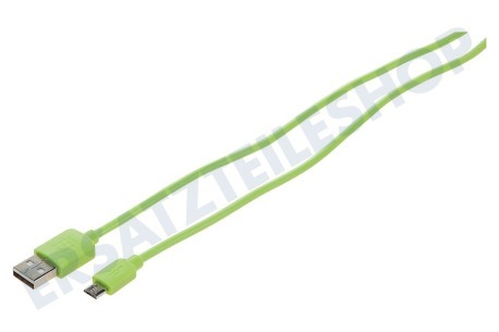 Qtek  USB Anschlusskabel Micro-USB, Grün, 100cm