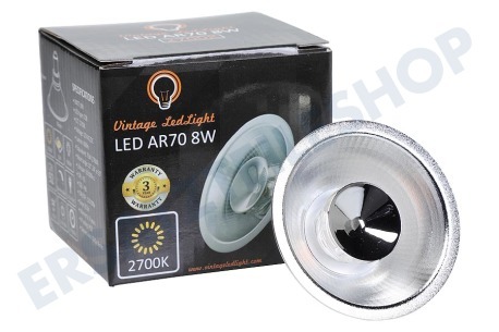 Vintage LedLight  LED AR70 B15D Dimmbar 8 Watt, 2700K 24 Grad