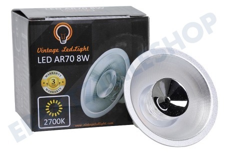 Vintage LedLight  LED AR70 B15D Dimmbar 8 Watt, 2700K 35 Grad