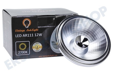 Vintage LedLight  LED AR111 G53 Dimmbar 2700K 12 Watt, 24 Grad