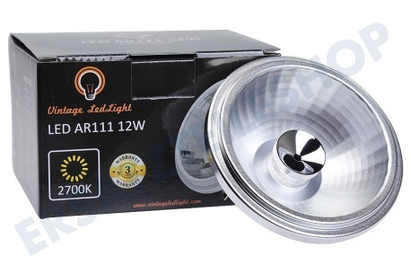 Vintage LedLight  LED AR111 G53 Dimmbar 2700K 12 Watt, 35 Grad