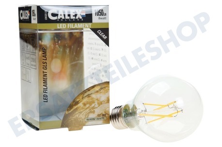 Calex  425210.1 Calex LED Vollglas Filament Standardlampe Klar 8W