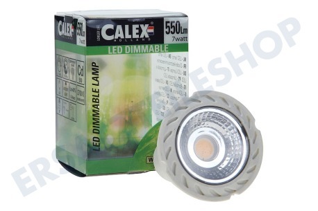 Calex  423550 Calex COB-LED-Lampe GU10 240V 7W Warmweiß 2700K dimmbar