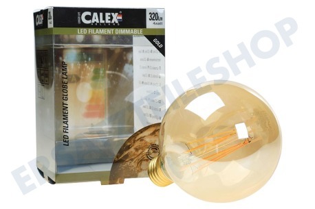 Calex  425464 Calex LED Vollglas Filament Globe-Lampe 240V 4W 320lm E27