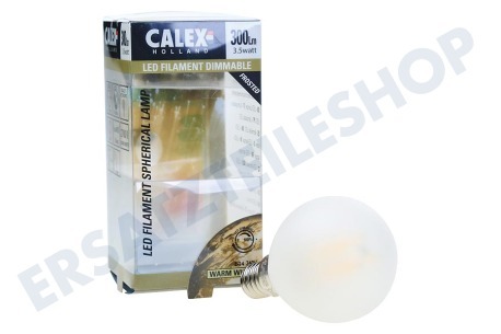 Calex  474487 Calex Vollglas Filament P45 E14 3,5W Mat Dimmbar