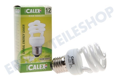 Calex  576392 Calex T2 Twister Energiesparlampe240V 12W E27, 2700K