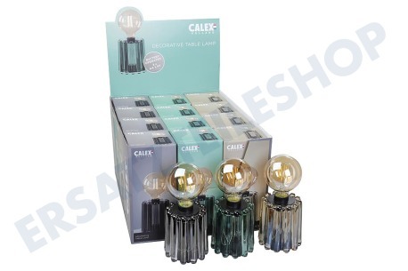 Calex  3001001200 Tischlampendisplay, 12 Stück, 3 Farben