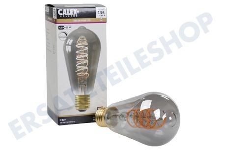 Calex  1001000800 LED Vollglas Flex Filament 4 Watt, E27 Titan ST64