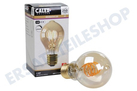 Calex  1001000500 LED Vollglas Flex Filament Standard Leuchtmittel E27 3,8 Watt