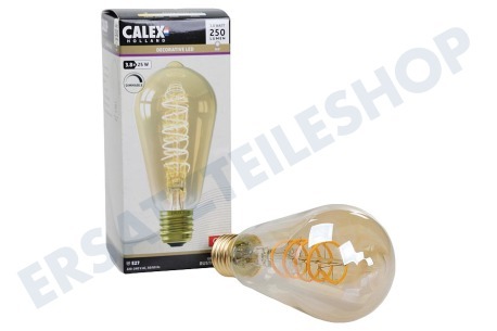 Calex  1001000700 LED Vollglas Flex Filament Rustikal Lampe E27 3,8 Watt