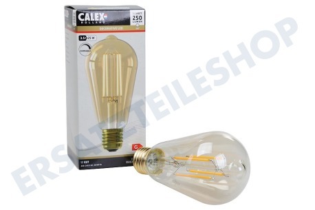 Calex  1101001800 LED Vollglas Filament Rustikallampe 3,5 Watt, E27