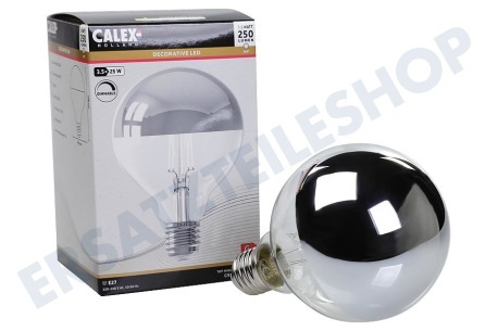 Calex  1101002600 LED-Filament-Kopfspiegel 3,5 Watt, E27 GLB95 dimmbar