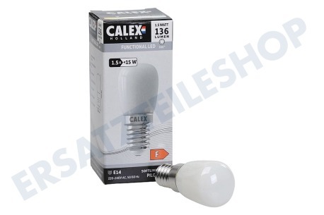 Calex  1101000300 LED Vollglas Mini Fadenlampe, 1,5 Watt, E14