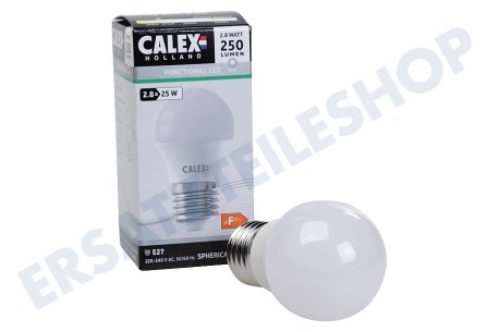 Calex  1301005900 LED-Kugellampe 2,8 Watt, E27 P45 2700K