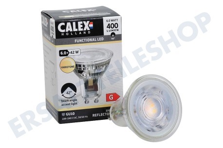Calex  1301001300 SMD LED Birne GU10 6 Watt, Variotone 2200-3000K