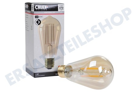 Calex  1101000100 LED-Vollglas-Langfaden-Rustikallampe ST64 4,5 Watt, E27