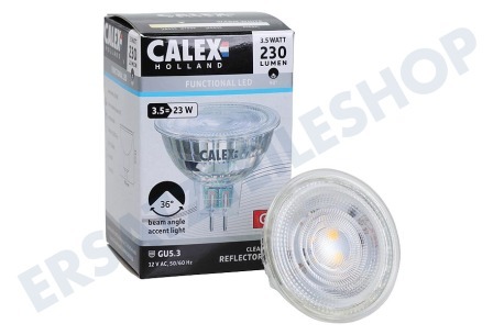 Calex  1301001400 COB LED Lampe MR16 12 Volt, 3,5 Watt, 230lm 3000K Halogen Look