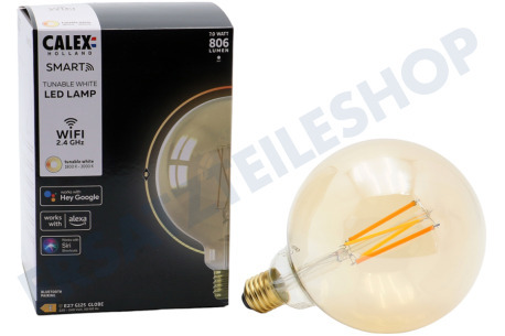 Calex  Smart LED Filament Rustic Gold Globe Birne E27 dimmbar