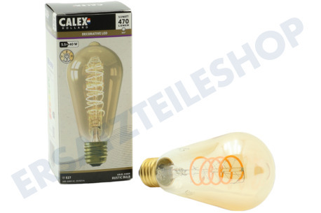 Calex  1001003300 LED Rustic ST64 Gold Flex Filament E27 5,5 Watt