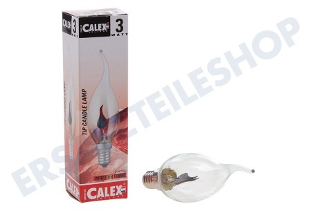 Calex  439636 Calex Tip Kerzenlampe 240V 3W E14 Flackerlicht 35x126