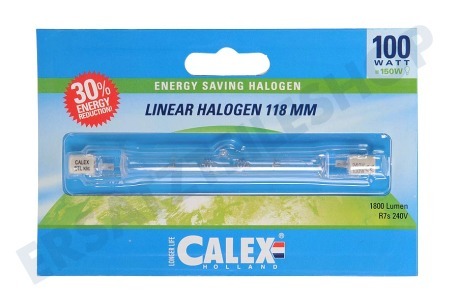 Calex  509122 Calex Spar Halogenröhrenlamp 230V 100W(130W) R7s 8x118mm