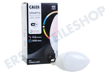 Calex  Smart LED Kerzenlampe E14 SMD RGB Dimmbar 4,9 Watt